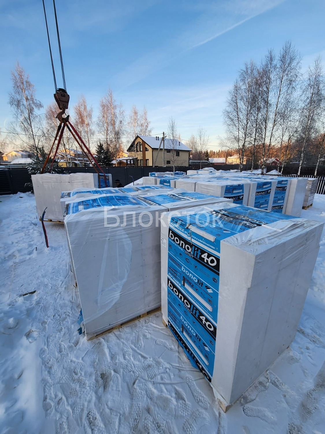 Пеноблоки стеновые Бонолит Малоярославец 625x200x375, D400